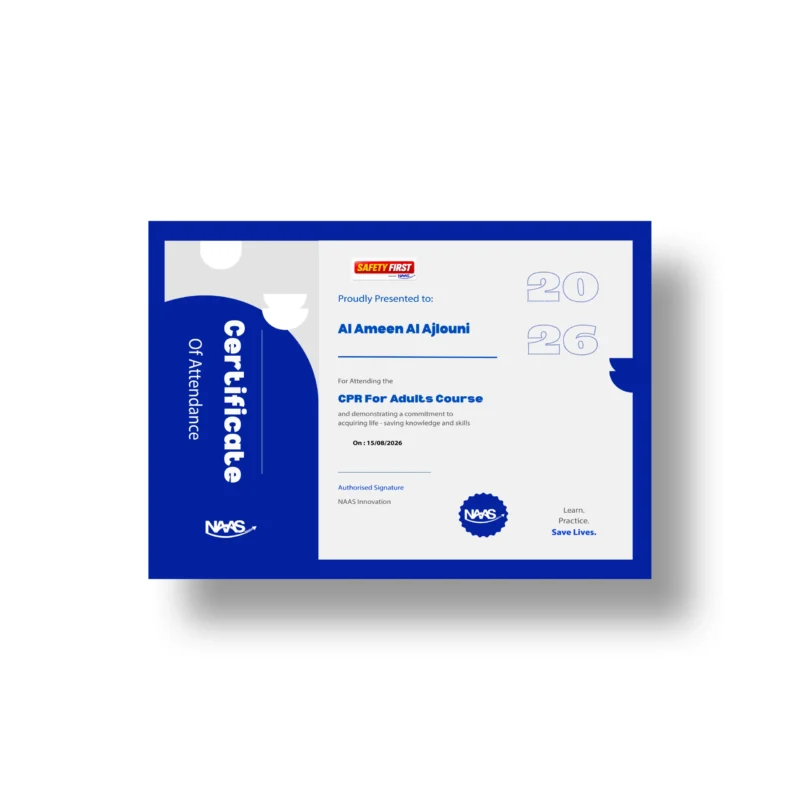 Custom A4 certificate professionally printed on quality paper