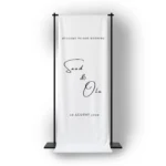 Custom fabric welcome sign banner printing in Amman Jordan