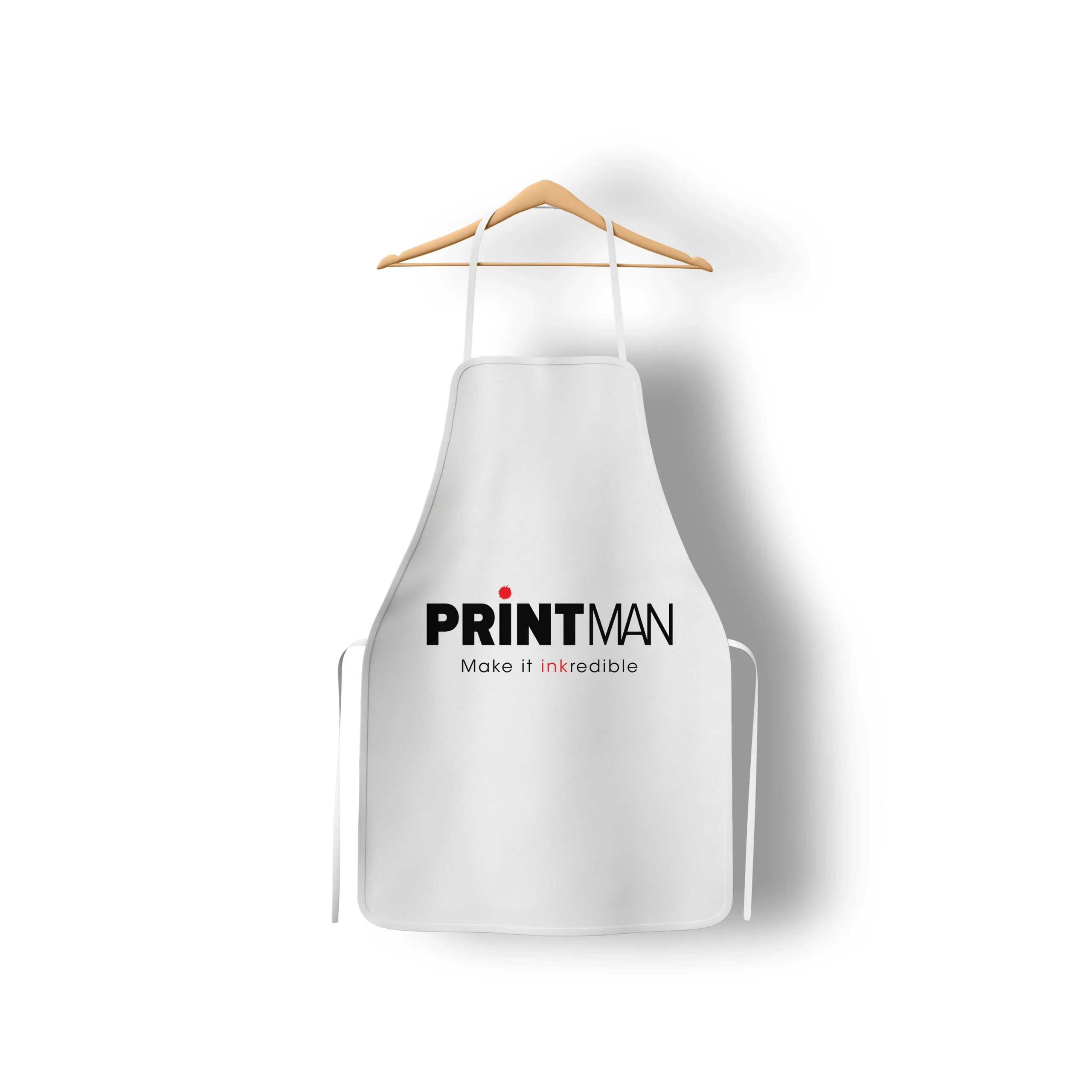 Custom printed black kitchen apron in Amman Jordan